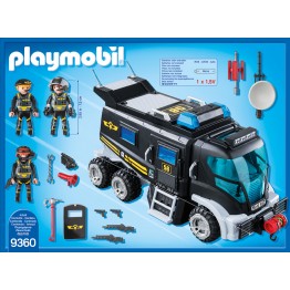 Camionul echipei SWAT Playmobil 